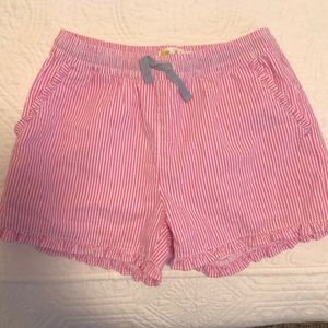 Mini Boden Girls Seersucker Shorts